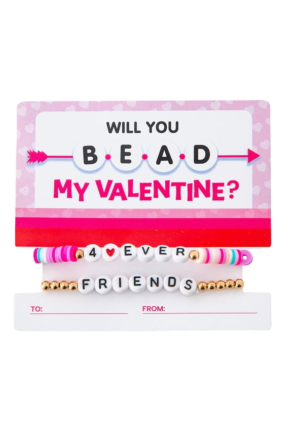 Friendship Bracelets Valentine Exchanges with Card for 12