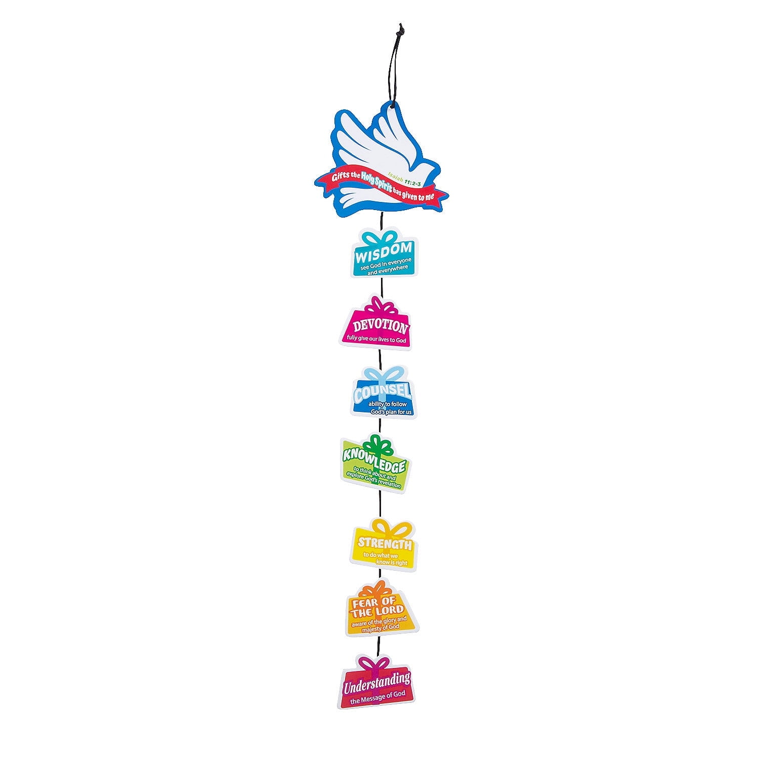 Religious Mobile Craft Isaiah 11 2-3 Gifts Of The Holy Spirit Mobile ...