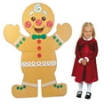 thumbnail image 1 of Fun Express Gingerbread 46" x 6 ft Man Stand-Up, Multicolor, Cardboard, 1 of 2
