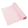 thumbnail image 1 of Fun Express Gingham Tablecloth Roll Disposable 40" x 100' Rustic Pink Checkered Plastic Tablecloths, 1 of 1