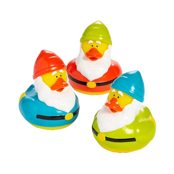 Fun Express 2.25" Birthday Gnome Plastic Decorative Figurine, Set of 12