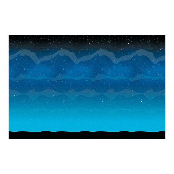 Fun Express Gods Galaxy VBS Background Set - Colorful Cosmic Party Decor for Vacation Bible School Ideal for Decorations at Events & Special Occasions - Perfect for VBS Themes - 2 Pieces