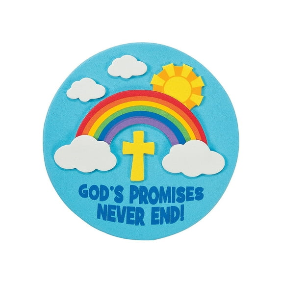Fun Express God’s Promises Never End Craft Kit – Religious Themed Craft Kit for Kids Perfect Sunday School Church Activities and Faith-Based Projects Includes Craft Projects for Children – 12 Pieces