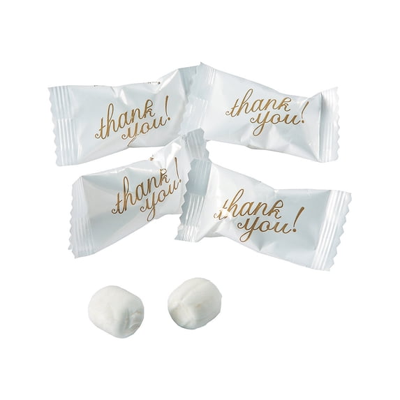 Fun Express Gold Individually Wrapped Party Favors, Buttermints, 108 Piece