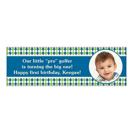 Fun Express Golf Par-Tee Party Photo Custom Banner