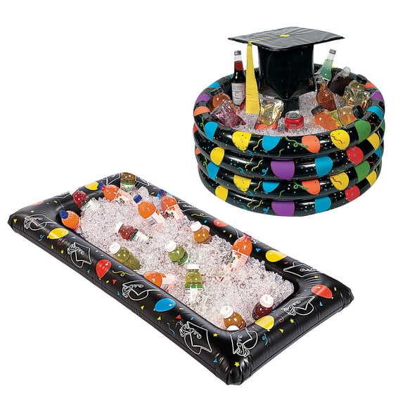 Fun Express Graduation Inflatable Buffet & Drink Coolers Kit - 2 Pieces
