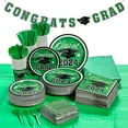 thumbnail image 1 of Fun Express Green 2024 Graduation Disposable Tableware Kit for 50 Guests - Bulk 467 Pc, 1 of 4