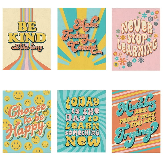 Fun Express Groovy Poster Set - 6 Pc.