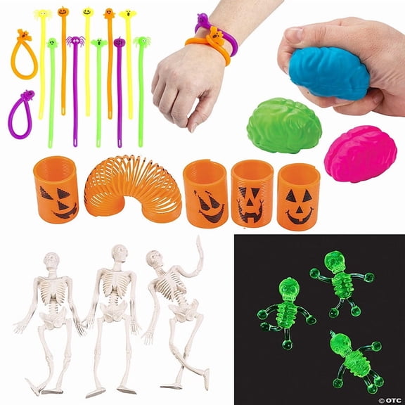 Halloween Sensory & Fidget Toys Assortment Kit - 96 Pieces