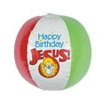 thumbnail image 1 of Fun Express - Happy Birthday Jesus Beach Ball for Christmas - Toys - Inflates - Beach Balls - Christmas - 12 Pieces, 1 of 3