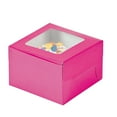 thumbnail image 1 of Fun Express - Hot Pink Cupcake Boxes - Party Supplies - Containers & Boxes - Paper Boxes - 12 Pieces, 1 of 2
