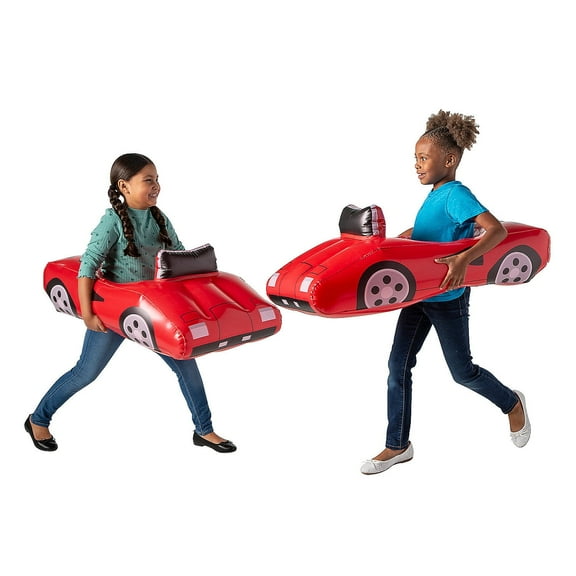 Fun Express Inflatable Car Bopper Fun and Safe Active Toy for Kids Perfect for Indoor & Outdoor Play Durable Design for Hours of Entertainment Ideal for Playtime Parties & Special Events 1 Piece
