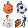 thumbnail image 1 of Fun Express Inflatable Jumbo Sports Ball Assortment Kit - 4 Pieces, 1 of 1