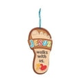 thumbnail image 1 of Fun Express Jesus Walks With Us Sandal Craft Kit – Includes Craft Materials for Customization Ideal for Religious Education Sunday School Projects and Creative Fun Multi-Color 12 Pieces, 1 of 1