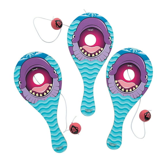 Fun Express Jonah & the Whale Paddleball Catch Games - 12 Pieces