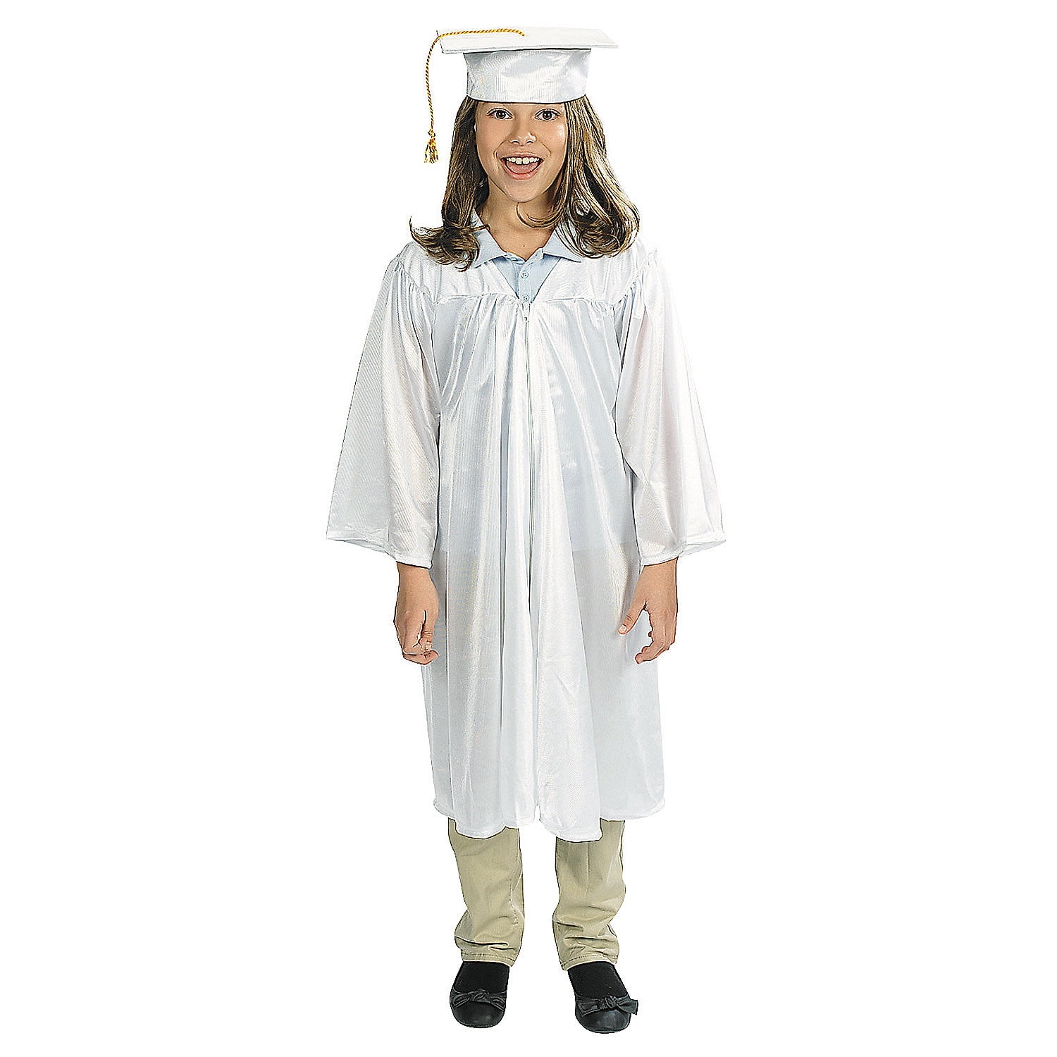 Fun Express Kids' White Elementary School Graduation Mortarboard Hat ...