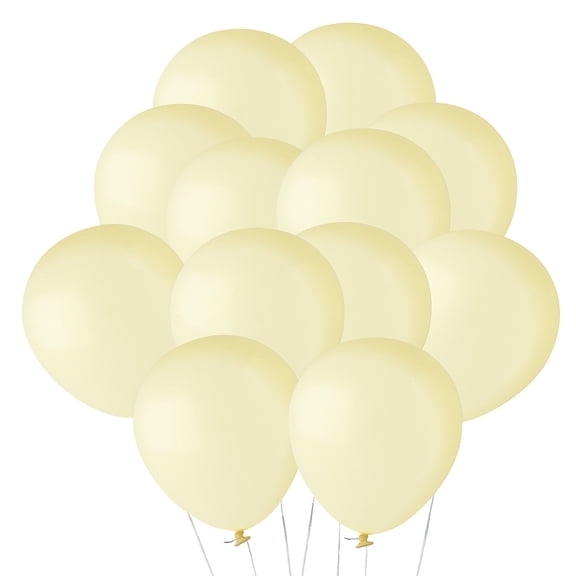 Fun Express Latex Balloons Pastel Yellow 5" - 24 Pc