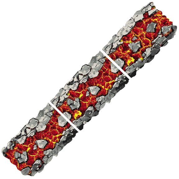 Fun Express Lava Floor Clings - 3 Pieces