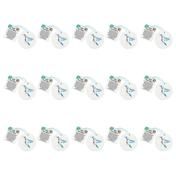 Fun Express Legend of the Hummingbird Ornaments with Card Bulk 48 Pc