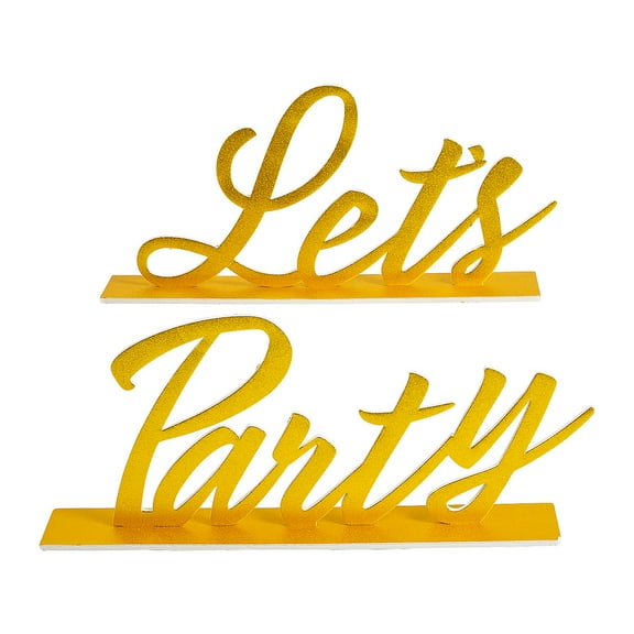 Fun Express Lets Party Table Centerpiece - 2 Pc.