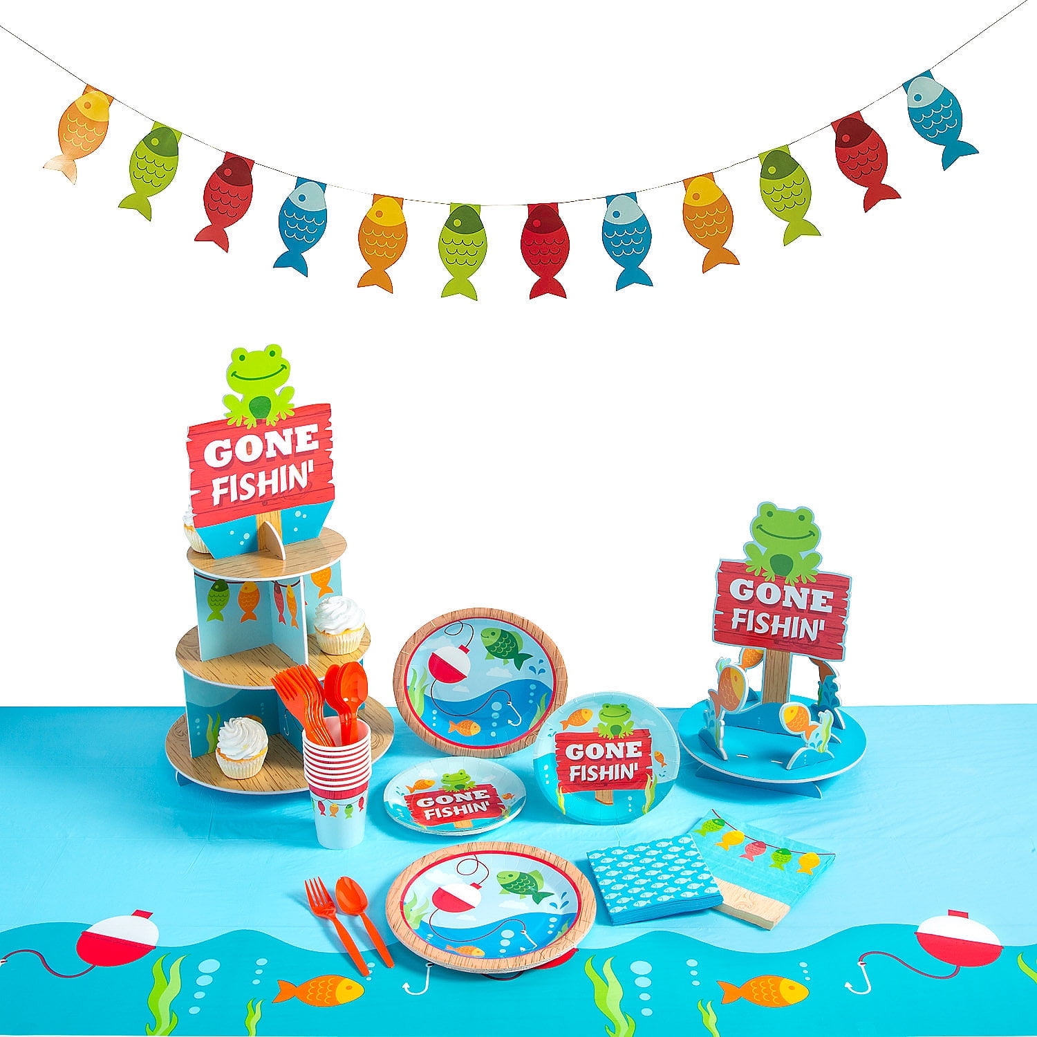 Fun Express Little Fisherman Deluxe Tableware Kit Assortments May Vary ...