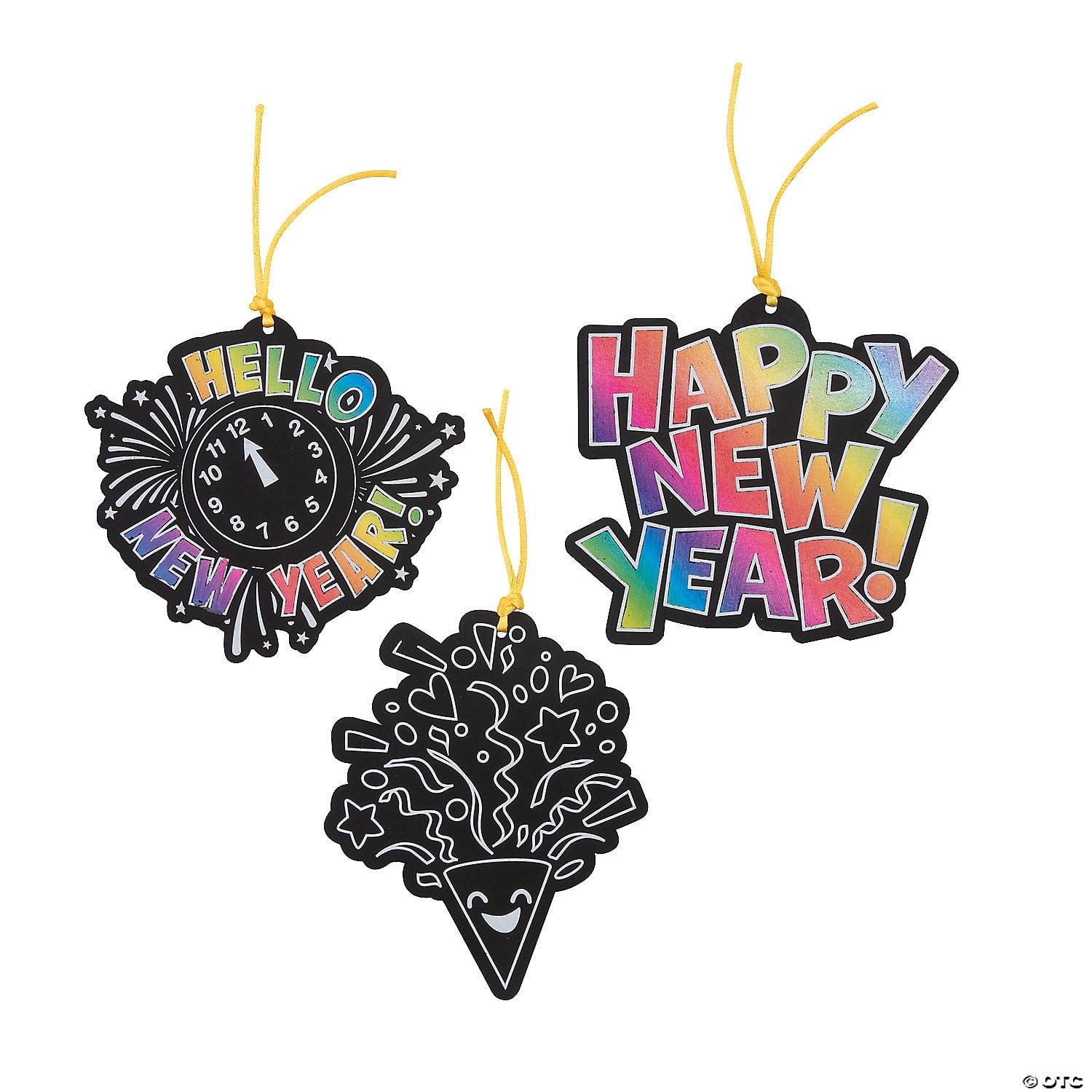 Magic Color Scratch Happy New Year Assortment - 24 Pieces - Walmart.com