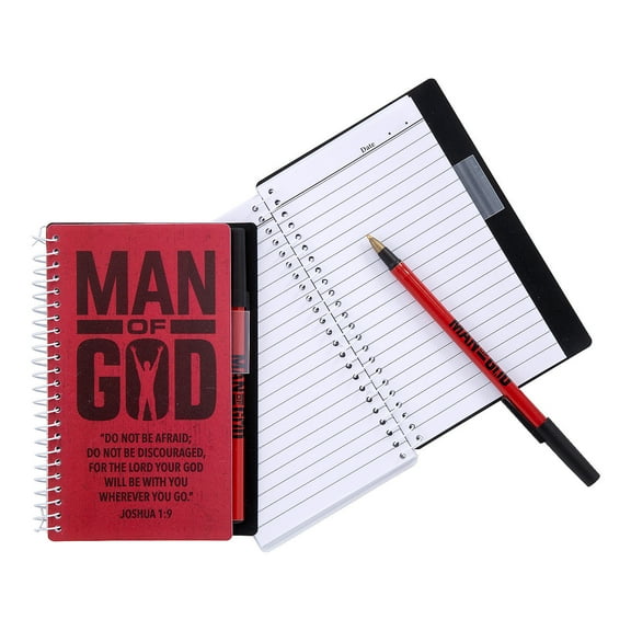 Fun Express Man of God Notebooks with Pen - 12 Pieces