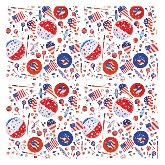 Fun Express Mega Bulk 3000 Pieces Patriotic Toy, Novelty & Handout Assortment