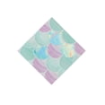 thumbnail image 1 of Mermaid Sparkle Bubbles Beverage Napkins - 16 pieces, 1 of 1
