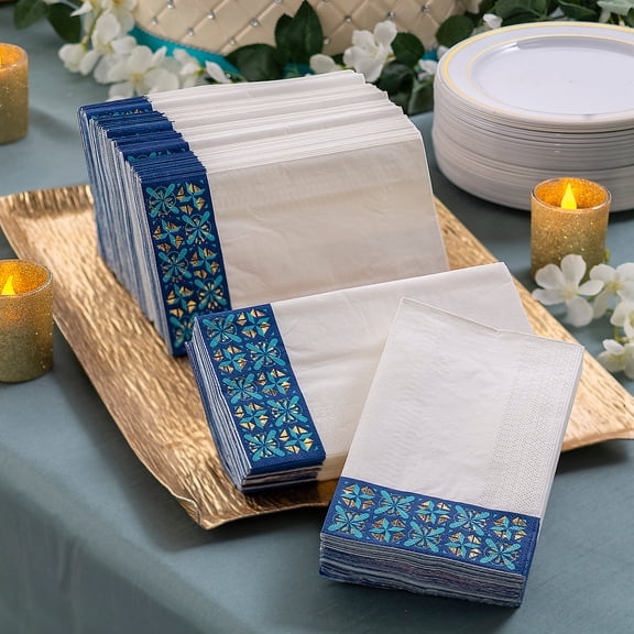Fun Express Mexican Floral Wedding Luncheon Napkins, Mega Bulk 200 Pieces