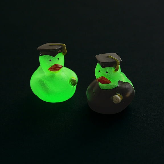 Fun Express Mini Glow-in-the-Dark Graduation Duckies - 24 Pieces
