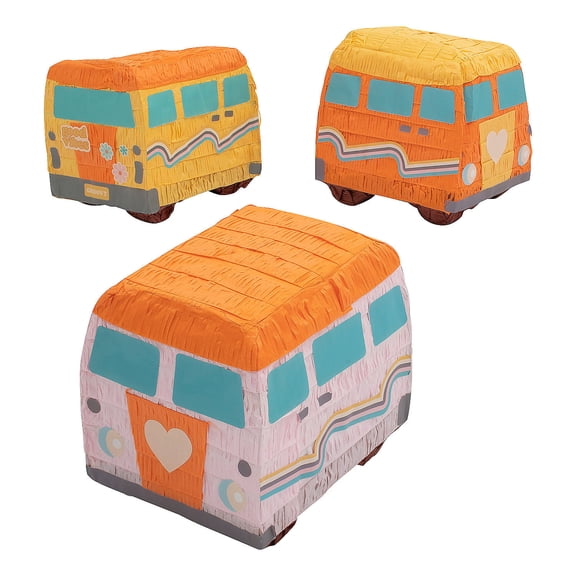 Fun Express Mini Groovy Van Piatas - 3 Pc.
