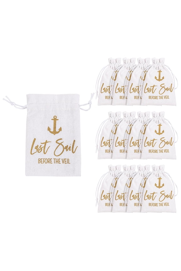 Mini Last Sail Before the Veil Polyester Drawstring Bags - 12 Pc
