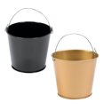 thumbnail image 1 of Fun Express Mini Metal Pails Kit Gold & Black - 24 Pieces, 1 of 2
