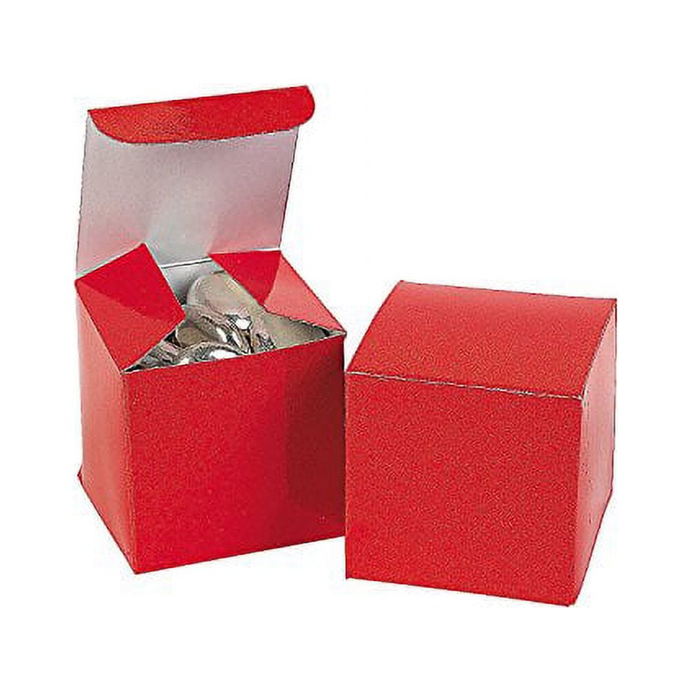 Mini Red Boxes Fun Express Mini Red Gift Boxes (2 Dozen) - Walmart.com