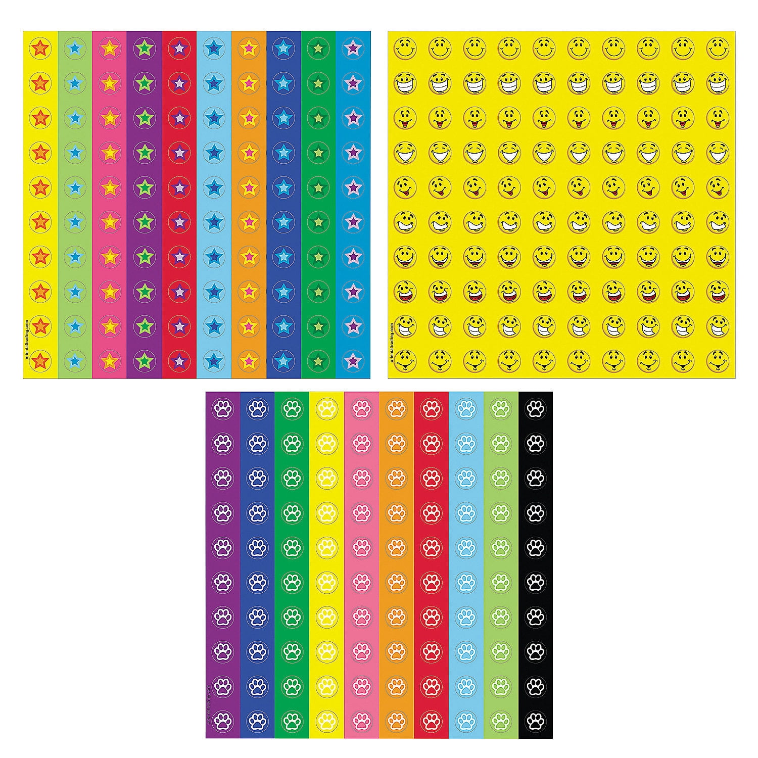 Fun Express Mini Reward Sticker Assortment Kit, Bulk 4800 Pc - Walmart.com