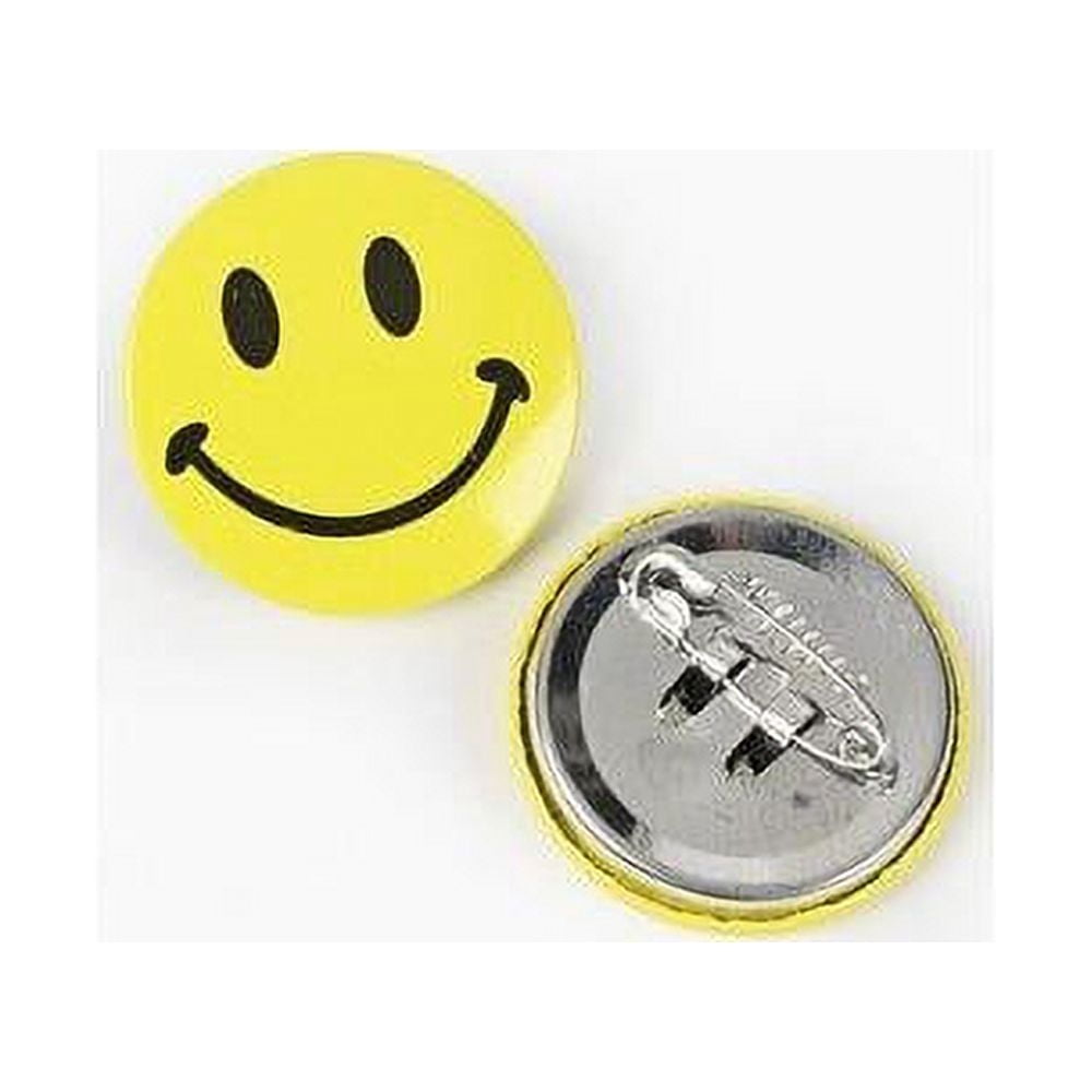Fun Event Buttons Fun Express Mini Smile Face Buttons - Colorful Party Favors for Crafts ...