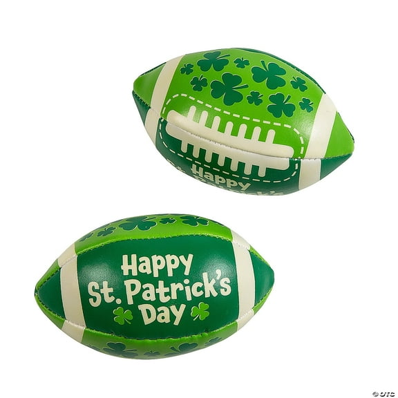 Fun Express Mini St. Patricks Day Footballs  12 Pieces