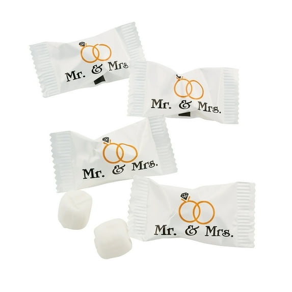 Fun Express "Mr. & Mrs." Buttermints - 108 Pieces