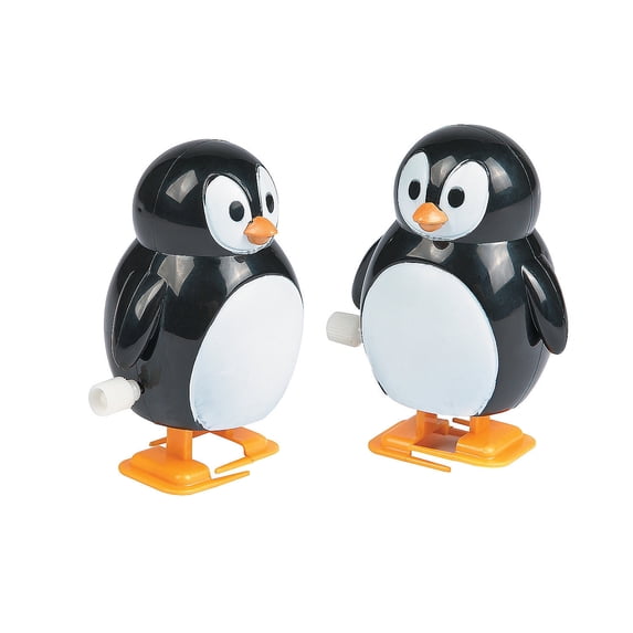 Penguin Wind Up Characters - Party Favors - 12 Pieces