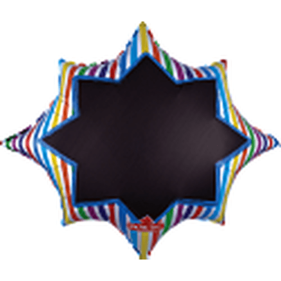 LRG SHP XL WRT-ON BURST BLACK BOARD