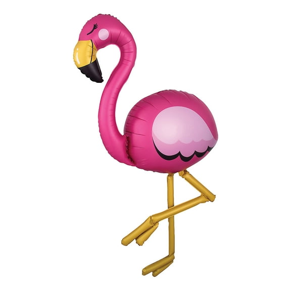 Fun Express Mylar Balloon Flamingo Airwalker 68"