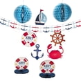 thumbnail image 1 of Nautical Baby Shower Decorating Kit - Party Decor - 10 Pieces, 1 of 3