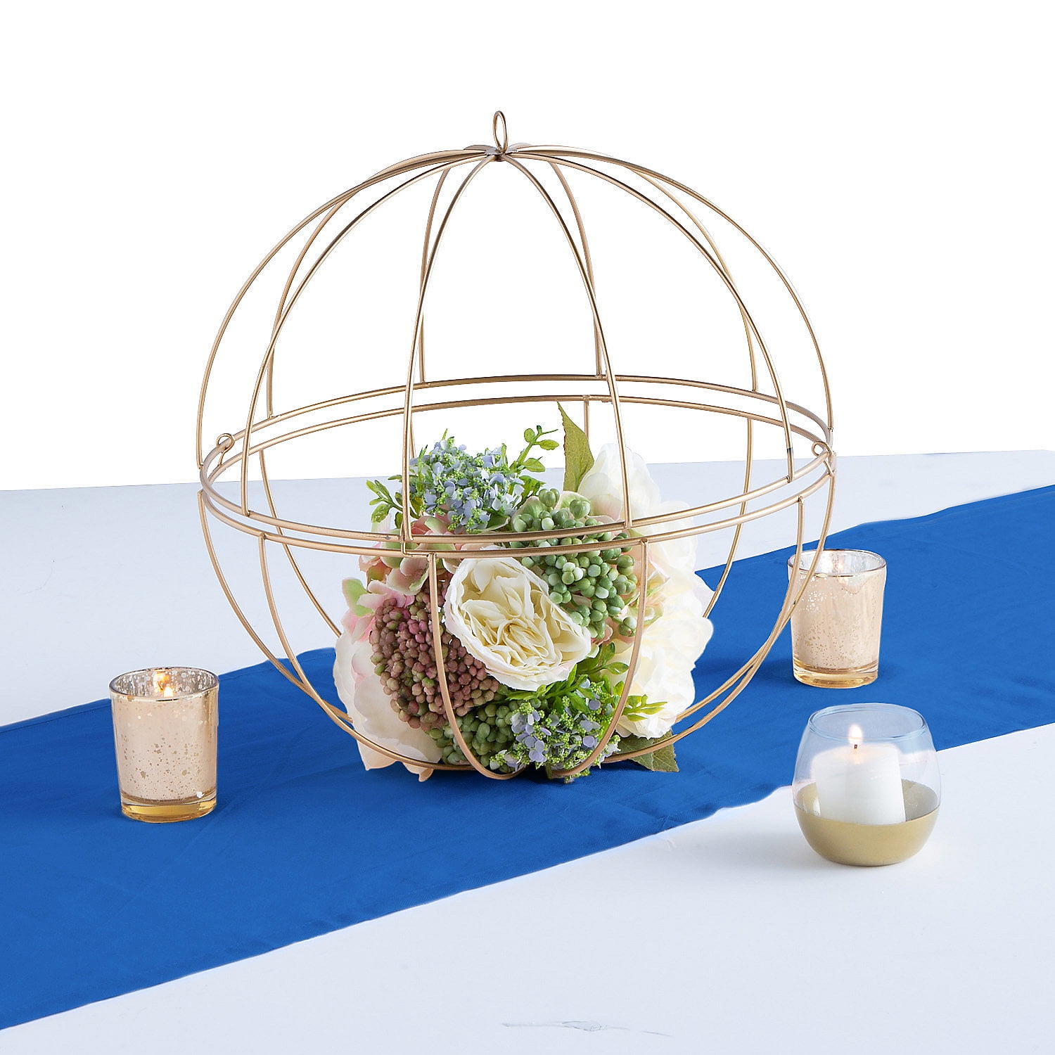 Fun Express Navy & Gold Accent Centerpiece Kit for 6 Tables