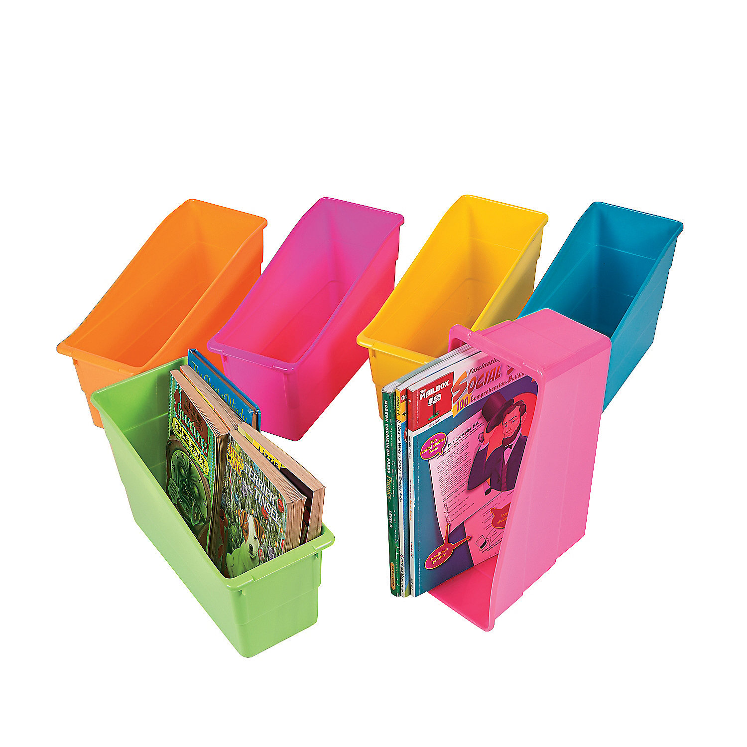 Fun Express Neon ClassroomLiterature Display Racks & Organizers 6 ...