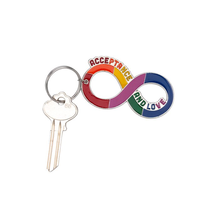 Fun Express Neurodiversity Acceptance Keychains 12 Pc.