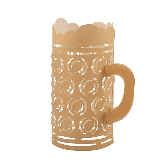 Fun Express Oktoberfest Luminary Beer Mugs - 12 Pc.