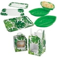 thumbnail image 1 of Fun Express Palm Leaf Serveware Kit 27 Pieces, 1 of 2