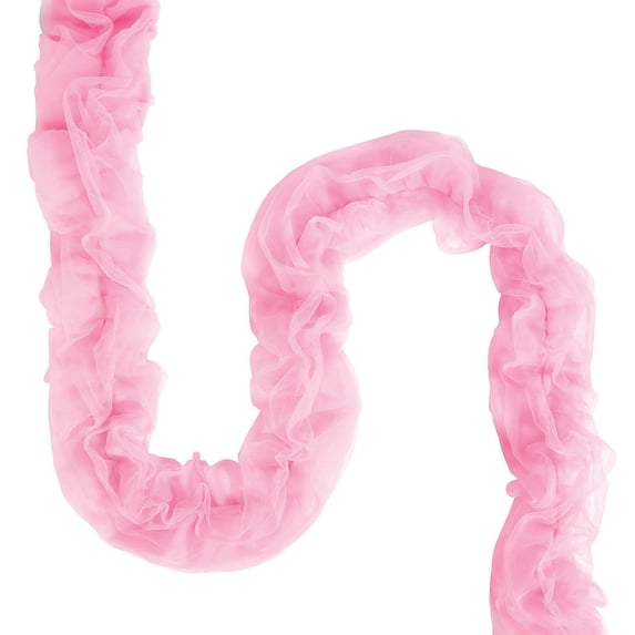 Pink Tulle Garland 20 Ft - Party Decor - 1 Piece