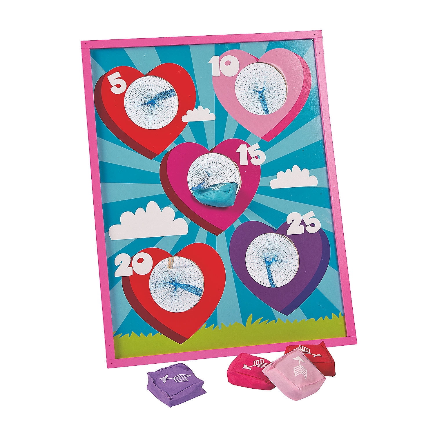 Fun Express Valentine Beanbag Toss Game Set 5 Piece